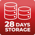 28 days minimum storage